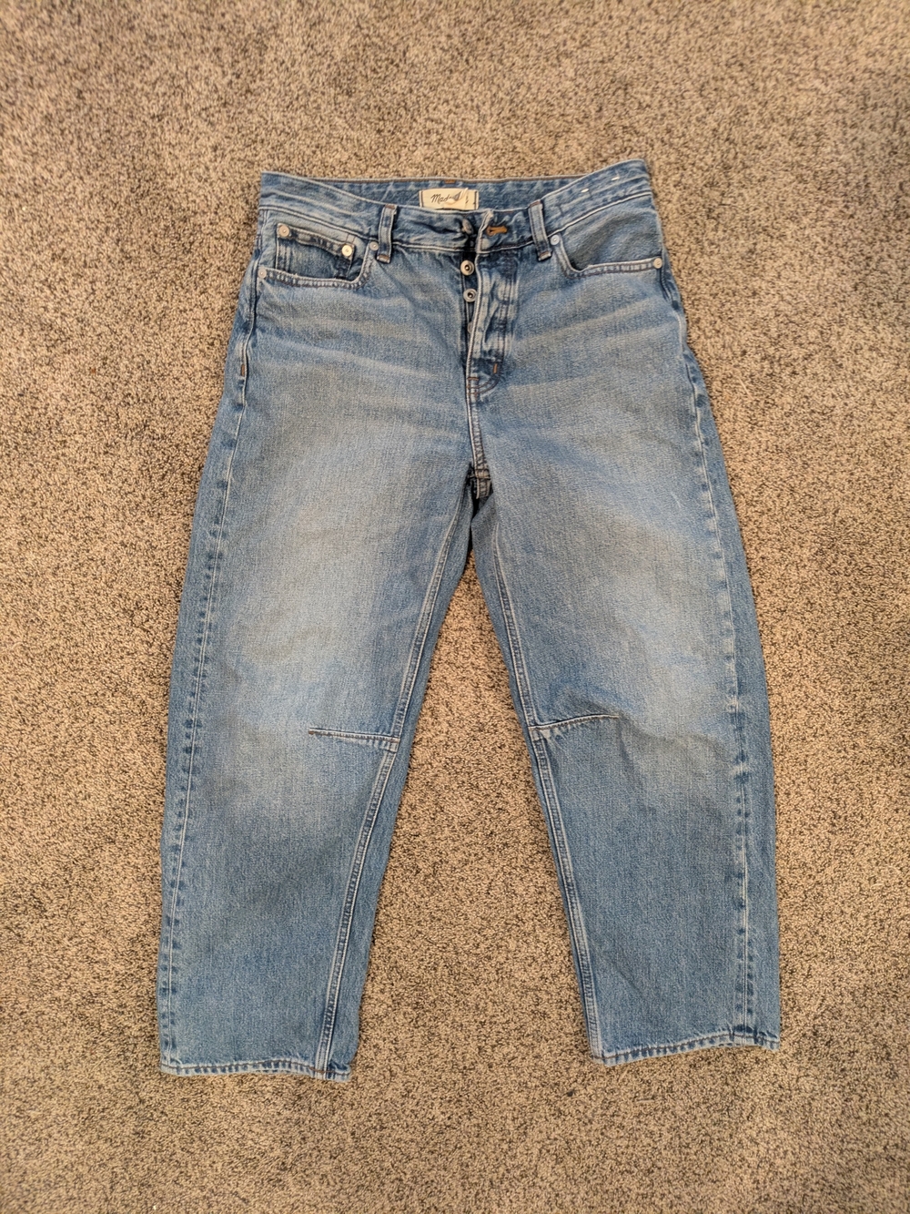 Madewell Darted Barrel-leg Jeans - Picture 2 of 4